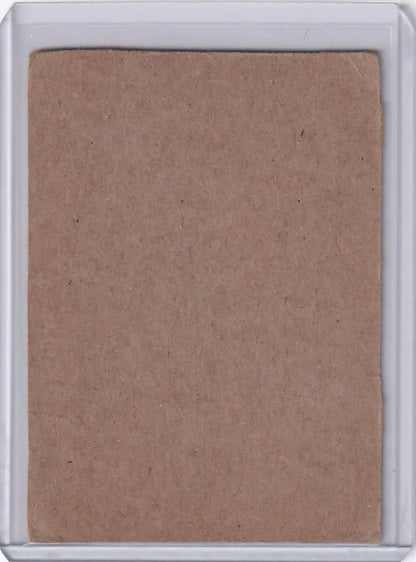 Reverse side of blank unprinted 1961 Post Baseball #78 Hal Brown box only