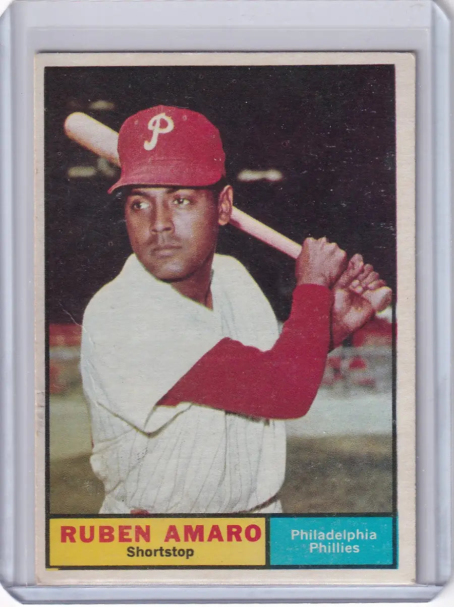1961 Topps #103 Ruben Amaro - Philadelphia Phillies