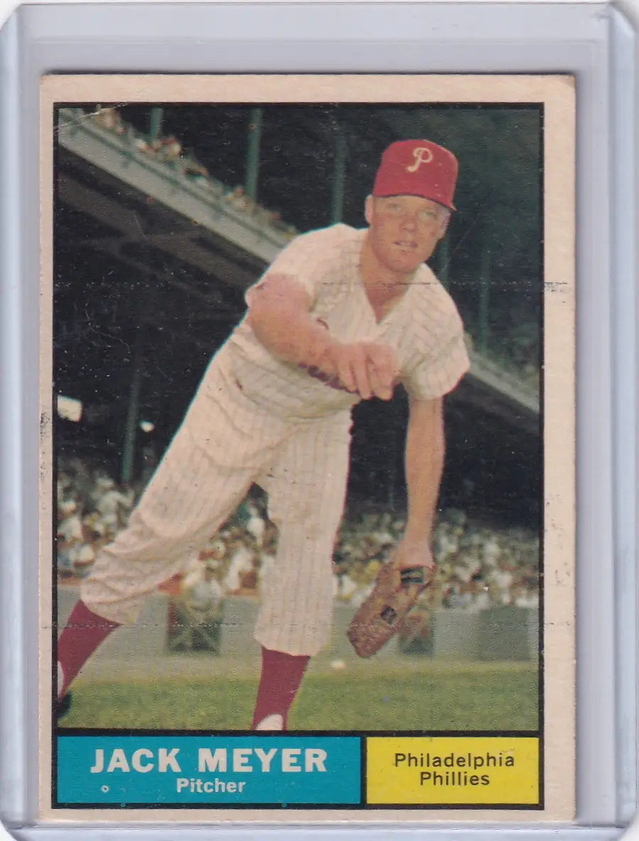 1961 Topps #111 Jack Meyer - Philadelphia Phillies