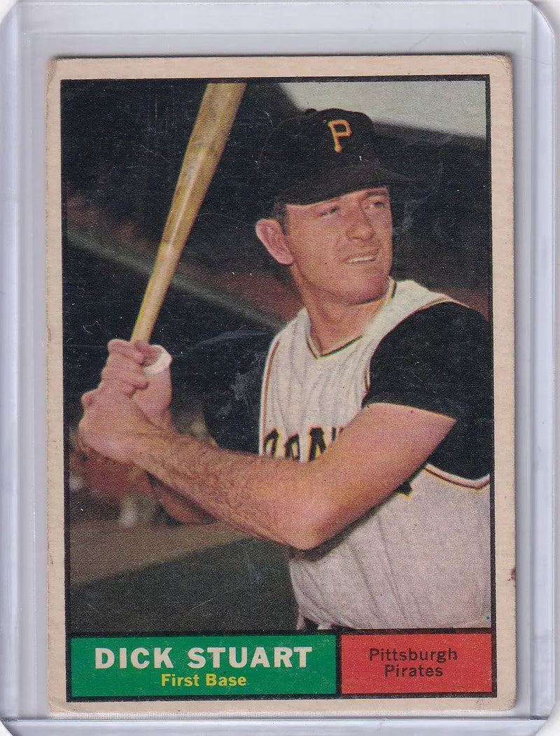 1961 Topps #126 Dick Stuart - Pittsburgh Pirates - Baseball Card Single