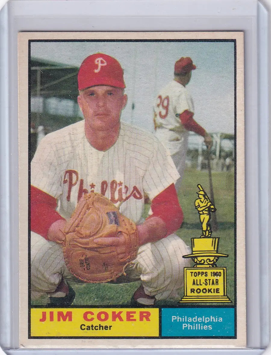 1961 Topps #144 Jimmie Coker - Philadelphia Phillies