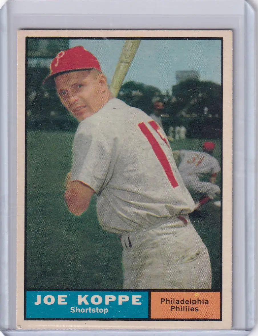 1961 Topps #179 Joe Koppe - Philadelphia Phillies
