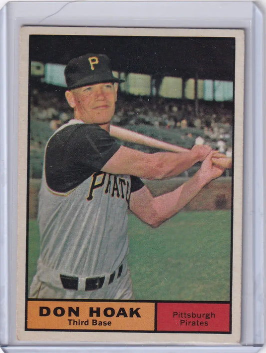 1961 Topps #230 Don Hoak - Pittsburgh Pirates - Baseball Card Single
