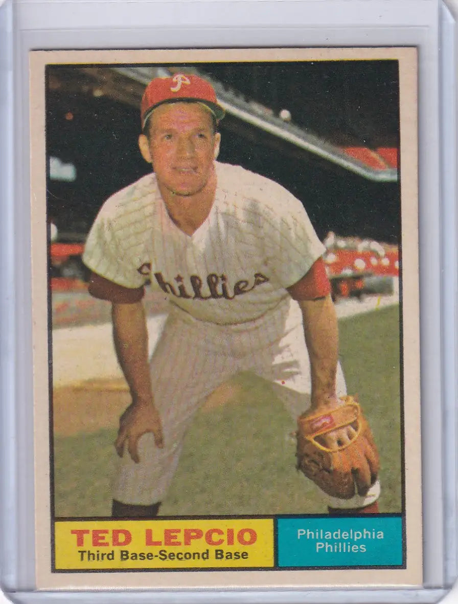 1961 Topps #234 Ted Lepcio - Philadelphia Phillies