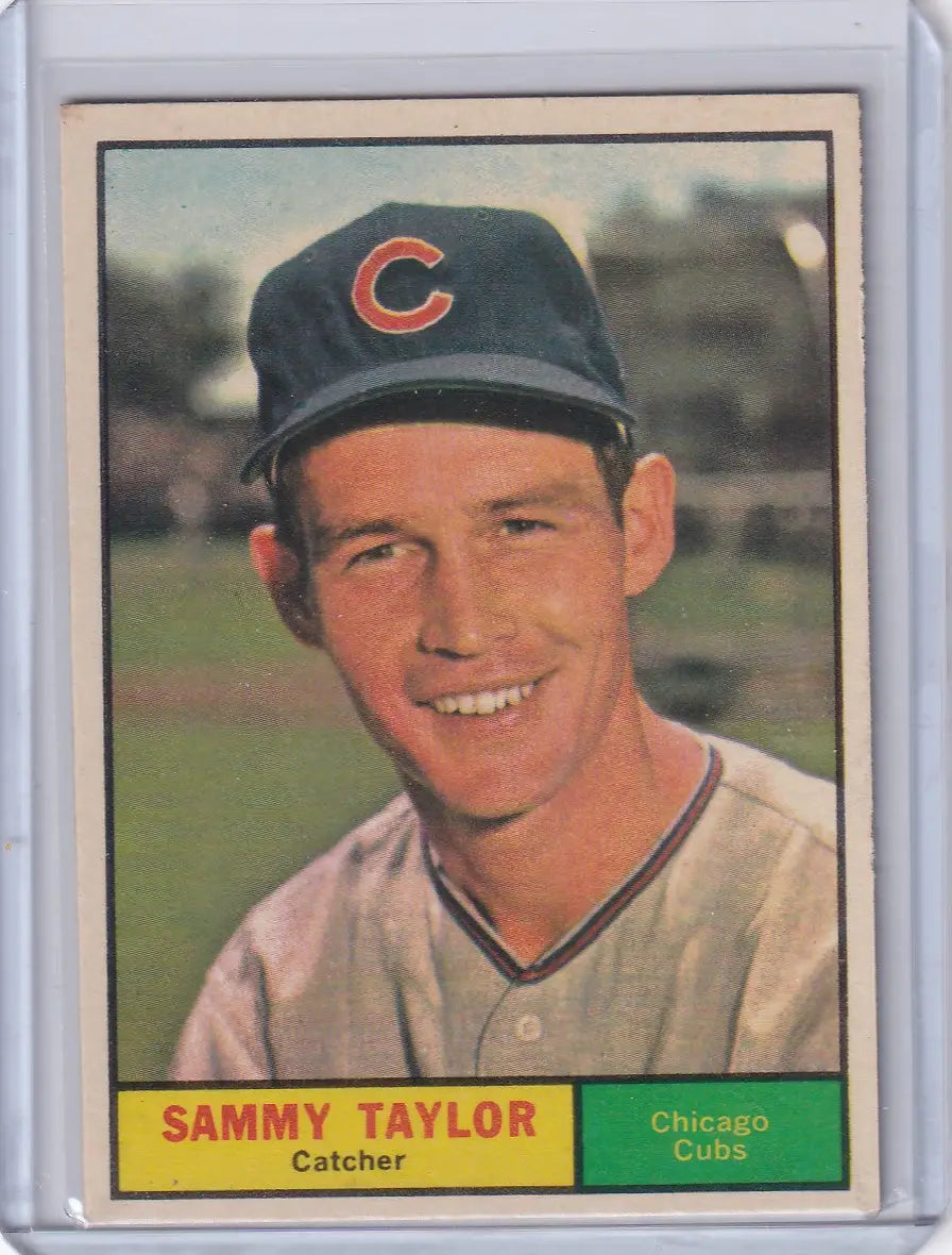 1961 Topps #253 Sammy Taylor - Chicago Cubs