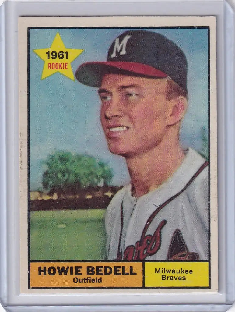 1961 Topps #353 Howie Bedell - Milwaukee Braves