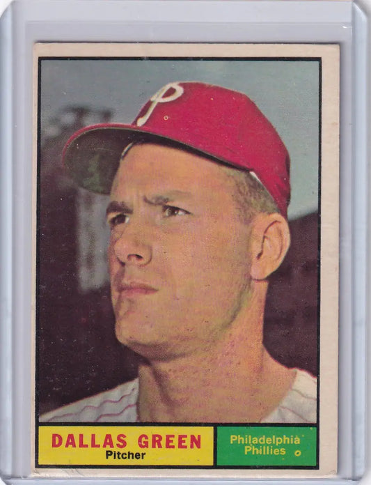 1961 Topps #359 Dallas Green - Philadelphia Phillies - Baseball Card Single