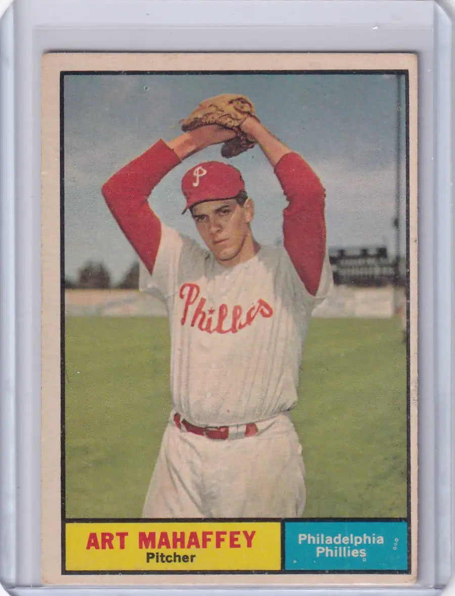 1961 Topps #433 Art Mahaffey - Philadelphia Phillies