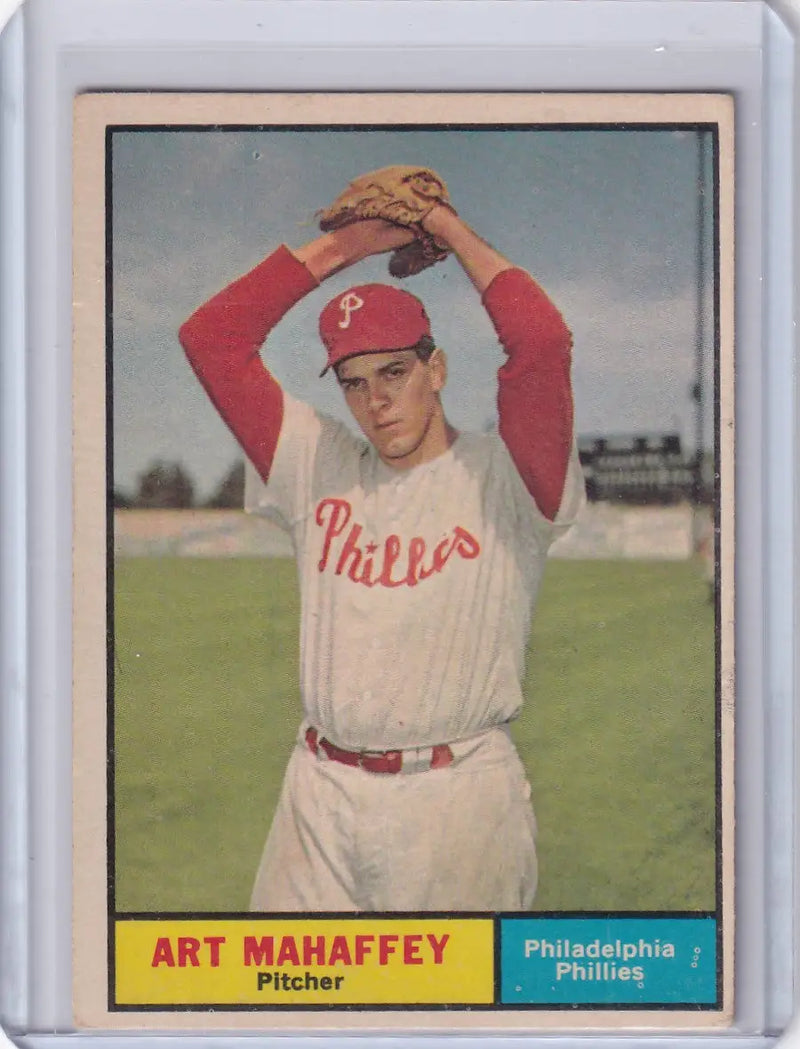 1961 Topps #433 Art Mahaffey - Philadelphia Phillies
