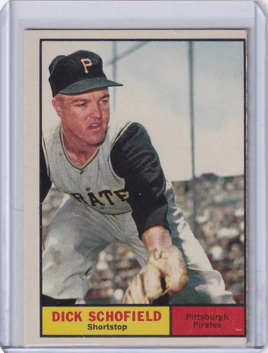 1961 Topps #453 Dick Schofield - Pittsburgh Pirates
