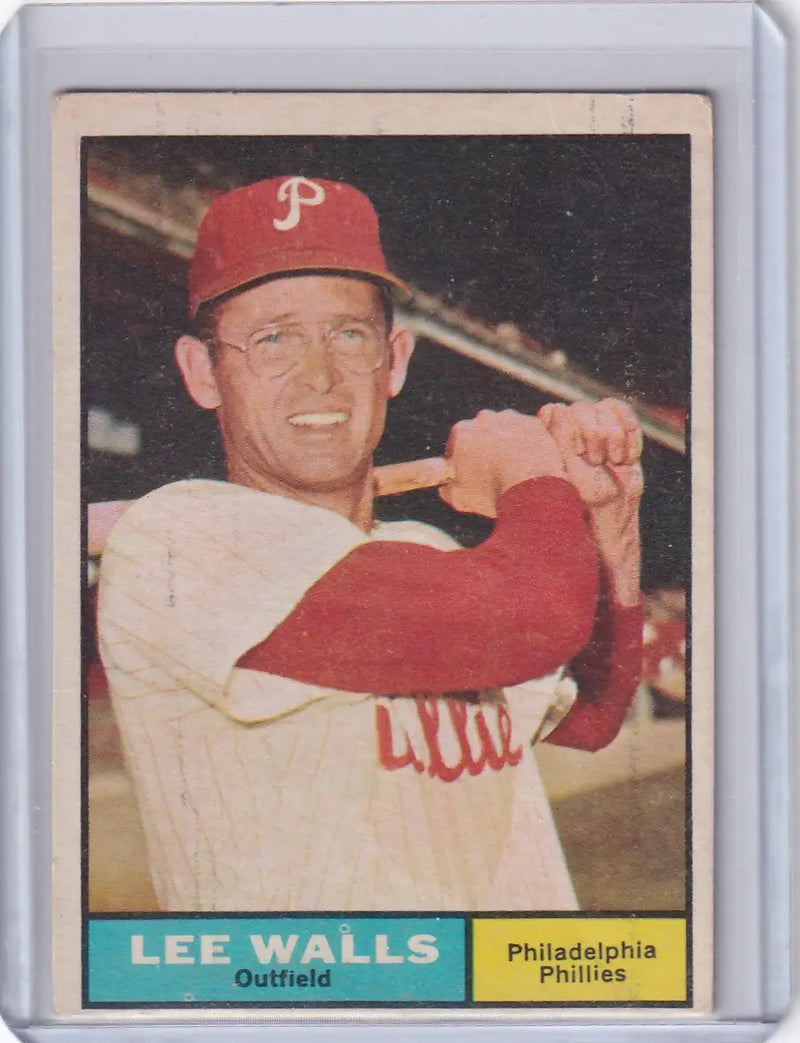 1961 Topps #78 Lee Walls - Philadelphia Phillies