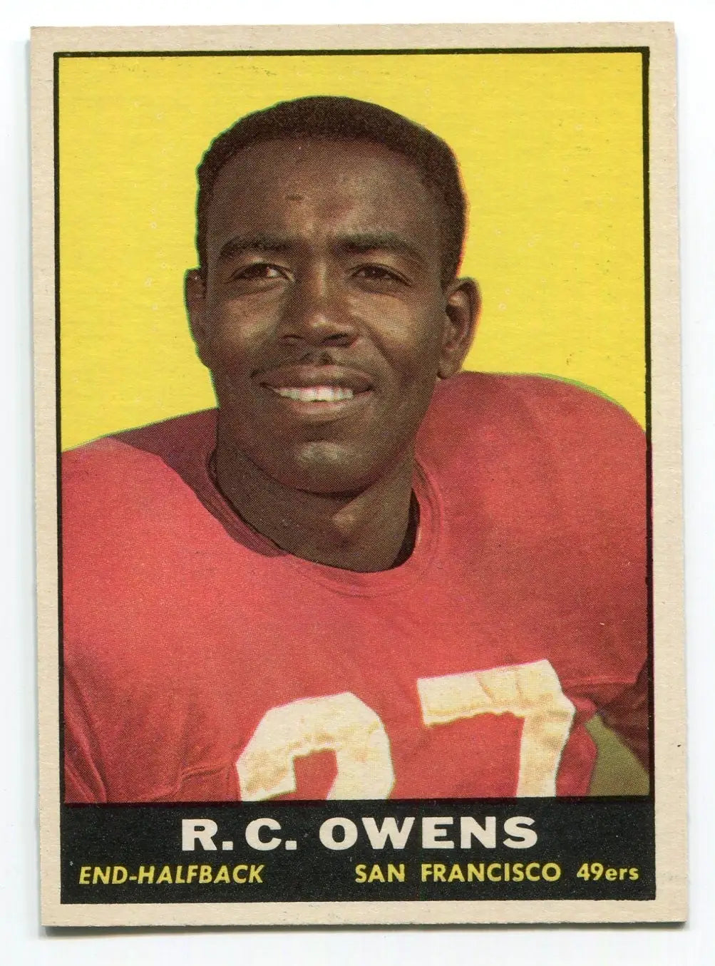 1961 Topps Football #61 R.C. Owens RC NMT Idaho SF 49ers - Football Card Single