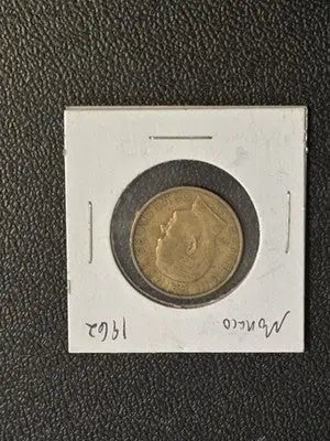 1962 Monaco 20 Centimes Coin - Nickel-Brass Very Fine Collectible - Coins & Currency