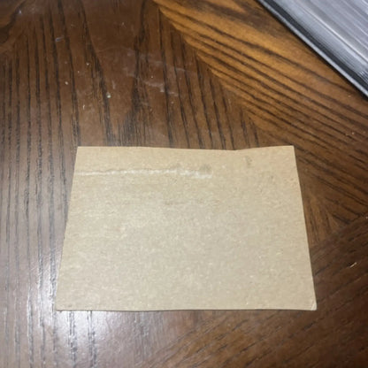 Rectangular beige textured tile from 1962 Post trading card featuring Brooks Robinson HOF