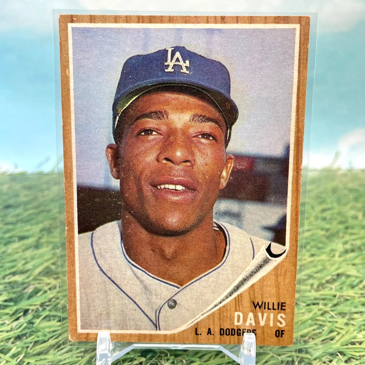 1962 TOPPS #108 WILLIE DAVIS Los Angeles Dodgers EX-MT
