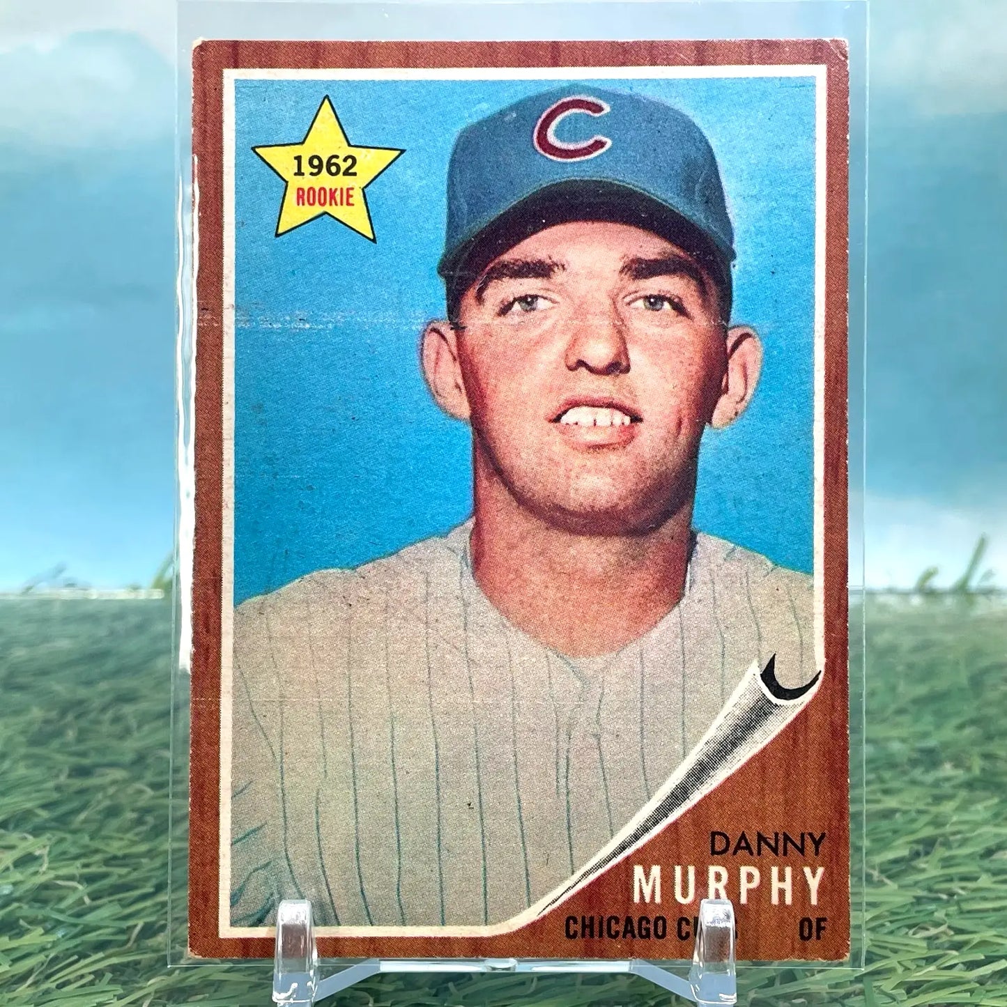 1962 Topps #119b Danny Murphy Rookie RC - Baseball Card Single