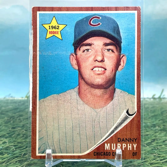 1962 Topps #119b Danny Murphy Rookie RC - Baseball Card Single