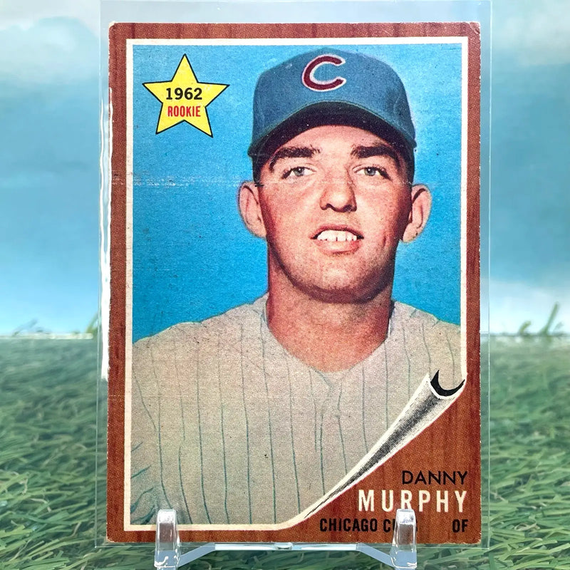 1962 Topps #119b Danny Murphy Rookie RC - Baseball Card Single