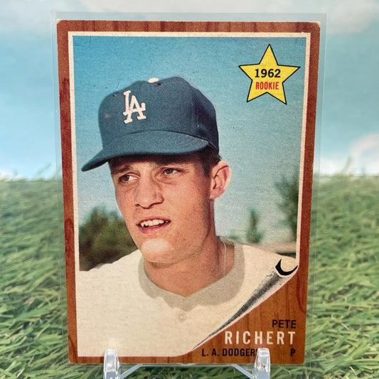 1962 Topps #131 Pete Richert GVG RC Rookie Dodgers 248016 - Baseball Card Single