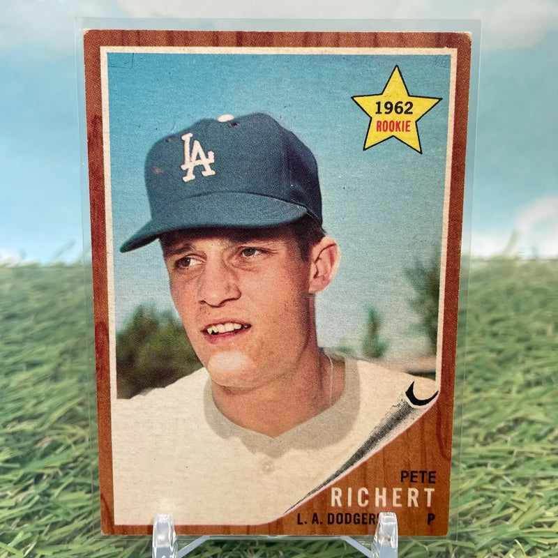 1962 Topps #131 Pete Richert GVG RC Rookie Dodgers 248016 - Baseball Card Single