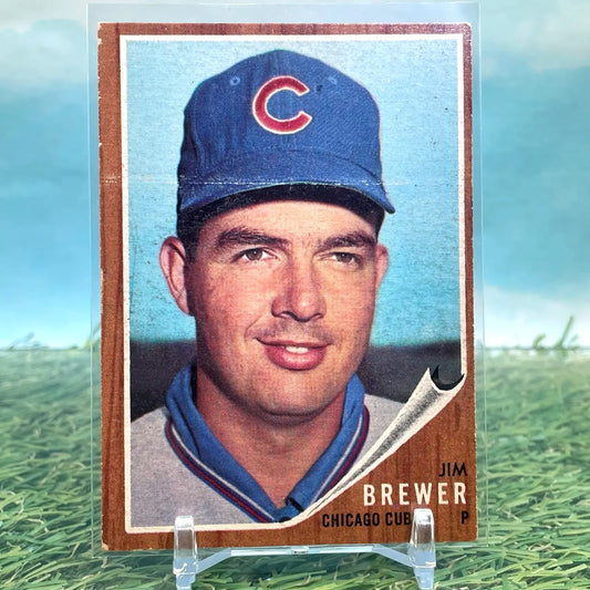 1962 Topps #191 Jim Brewer Chicago Cubs - Baseball Card Single