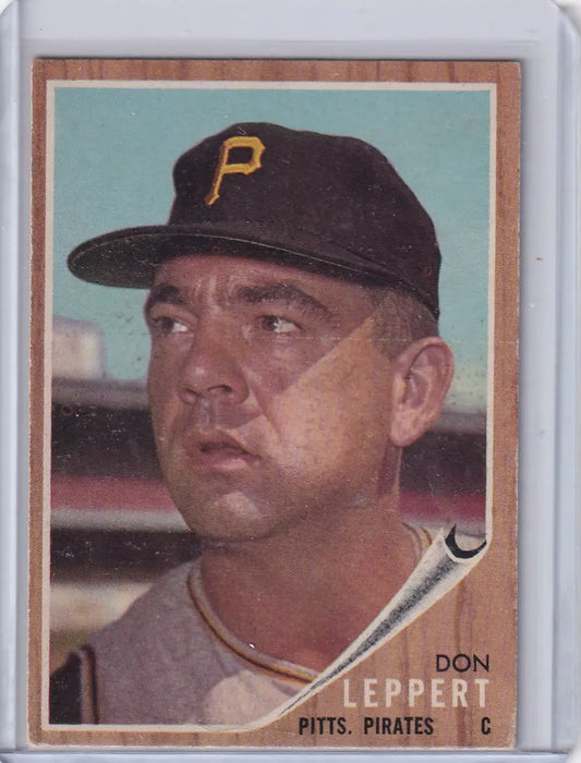 1962 Topps #36 Don Leppert - Pittsburgh Pirates RC - Baseball Card Single