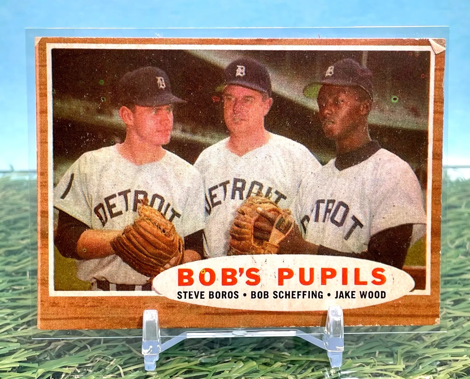 1962 Topps #72 Bob’s Pupils Detroit Tigers - Baseball Card Single