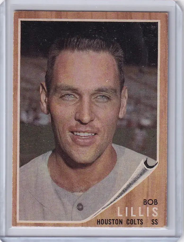 1962 Topps #74 Bob Lillis - Houston Colt.45’s