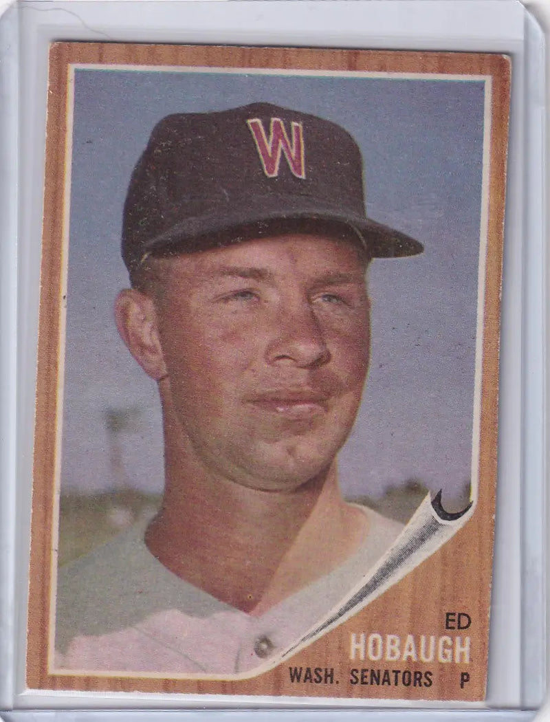 1962 Topps #79 Ed Hobaugh - Washington Senators - Baseball Card Single