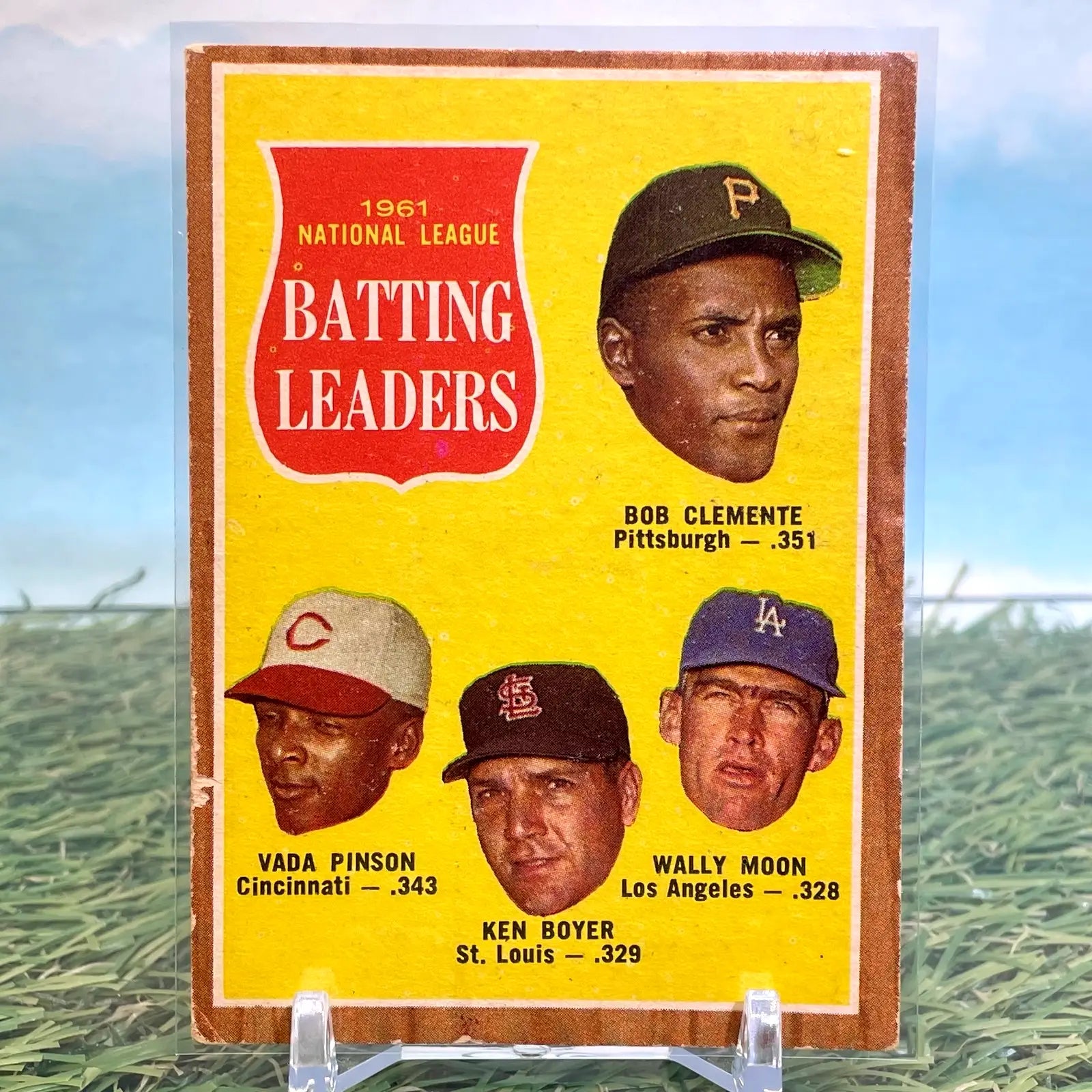 1962 Topps Baseball NL Batting Leaders #52 NM - Baseball Card Single