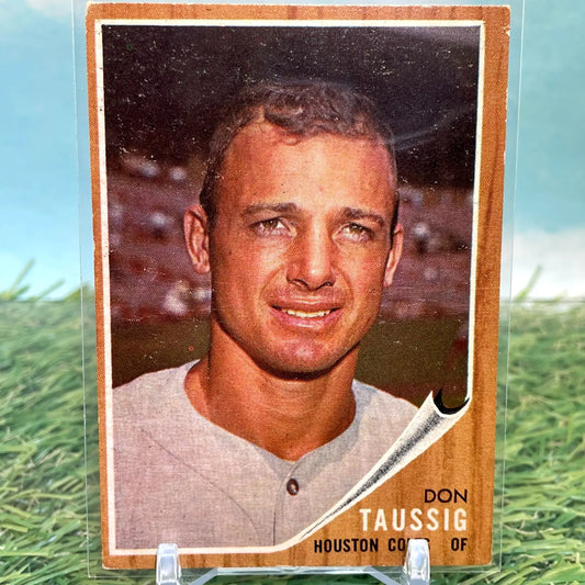 1962 Topps Don Taussig Rookie EX-EX/MT #44 - Baseball Card Single