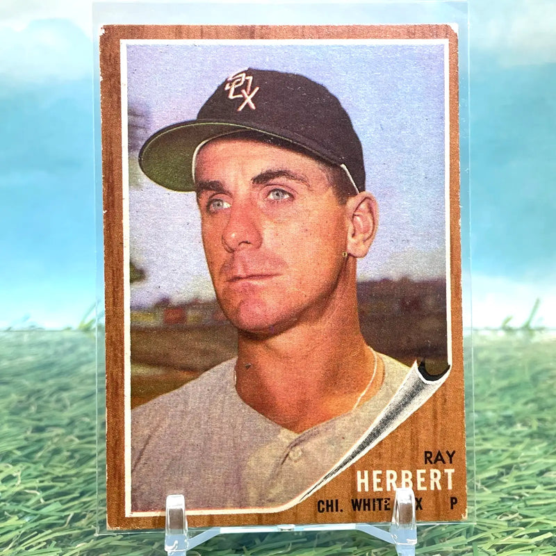 1962 Topps Ray Herbert #8 Chicago White Sox VG FREE SHIPPING - Baseball Card Single