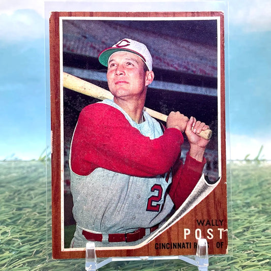 1962 Topps Wally Post #148 Cincinnati Reds - Baseball Card Single