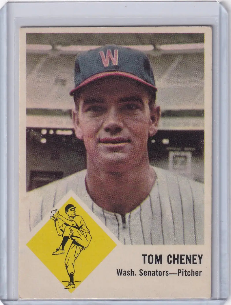 1963 Fleer #27 Tom Cheney - Washington Senators - Baseball Card Single