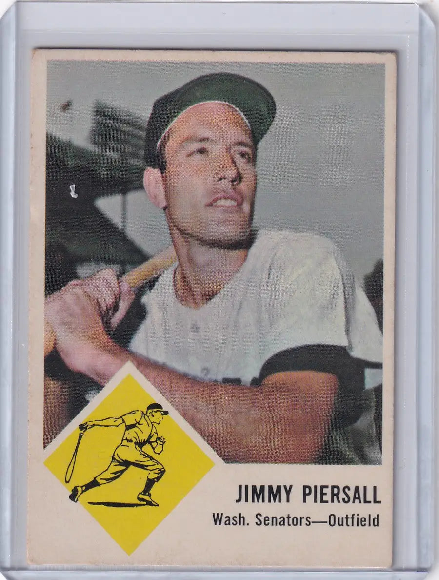1963 Fleer #29 Jim Piersall - Washington Senators - Baseball Card Single