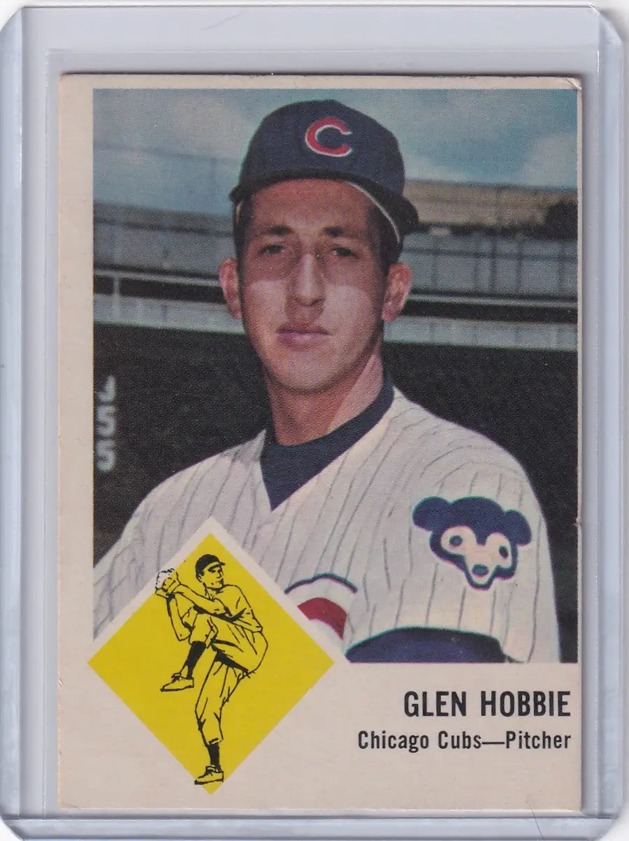 1963 Fleer #31 Glen Hobbie - Chicago Cubs - Baseball Card Single