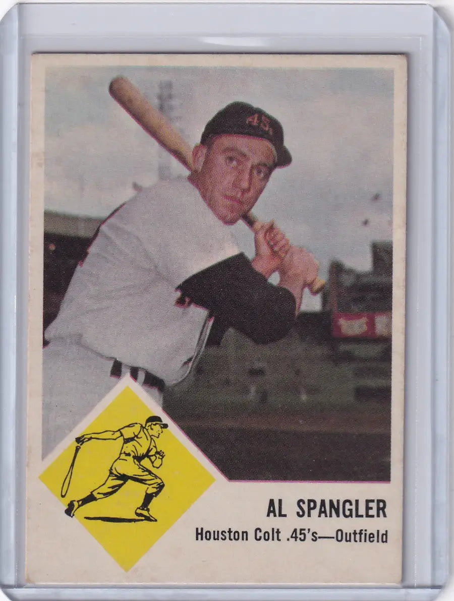 1963 Fleer #39 Al Spangler - Houston Colt.45’s - Baseball Card Single