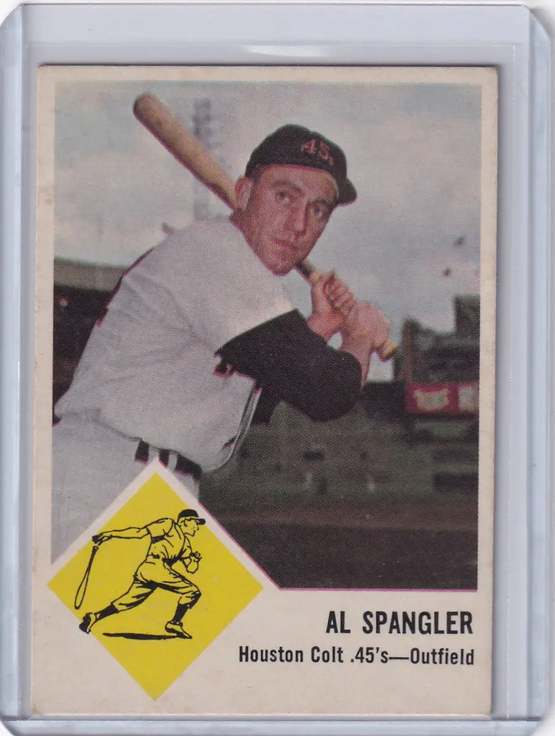 1963 Fleer #39 Al Spangler - Houston Colt.45’s - Baseball Card Single