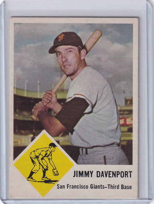 1963 Fleer #65 Jim Davenport - San Francisco Giants - Baseball Card Single