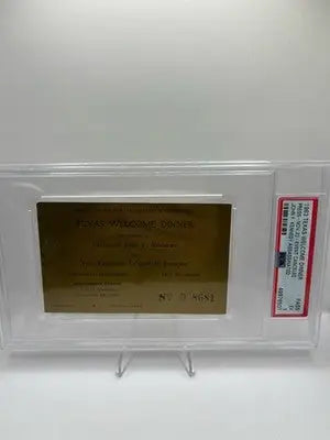 1963 Texas Welcome Dinner-Ticket John F. Kennedy Assassinated PSA 5 - Other