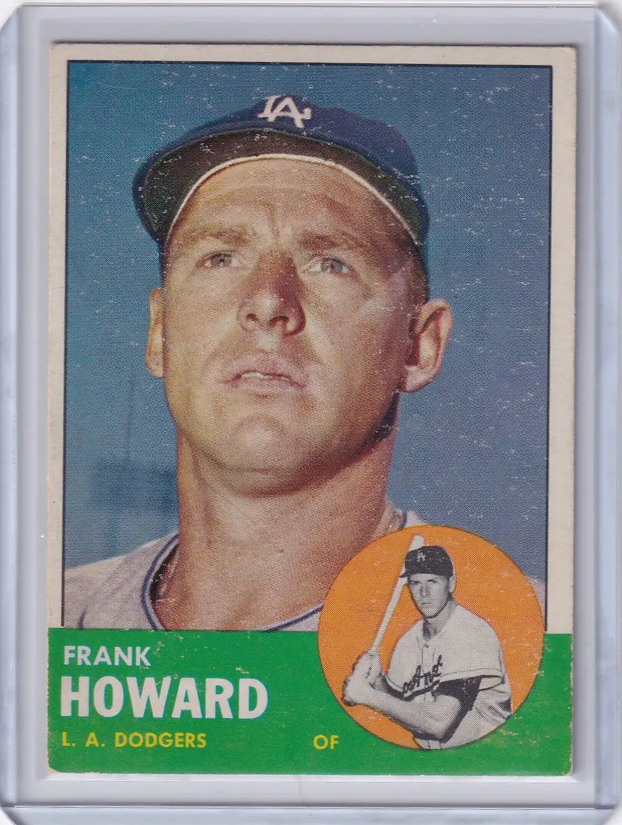 1963 Topps 123 Frank Howard - Los Angeles Dodgers