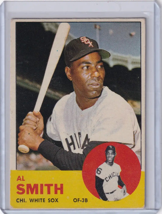 1963 Topps 16 Al Smith - Chicago White Sox - Baseball Card Single