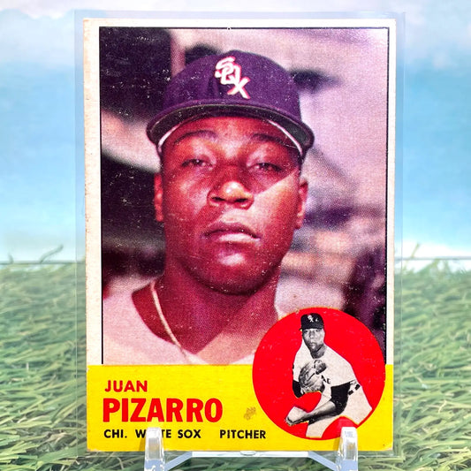 1963 Topps #160 Juan Pizarro Chicago White Sox - Baseball Card Single