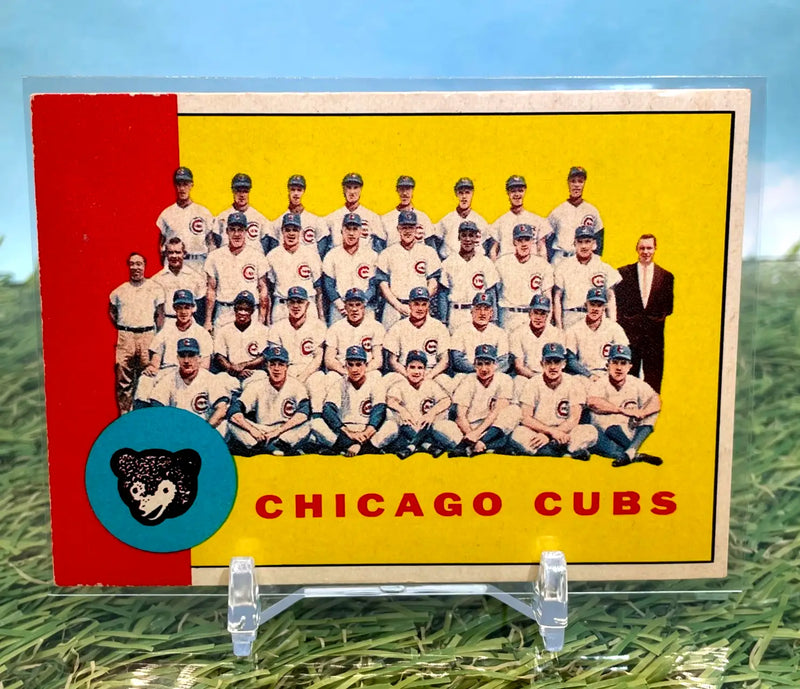 1963 Topps #222 Chicago Cubs Team. VG/EX - Baseball Card Single