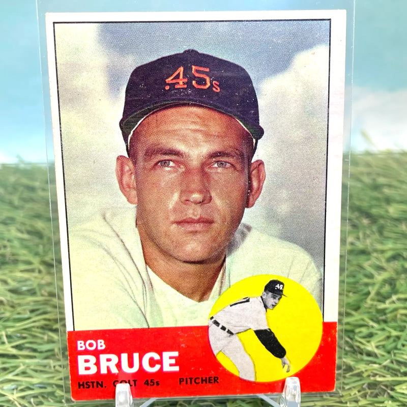 1963 Topps - #24 Bob Bruce - Baseball Card Single