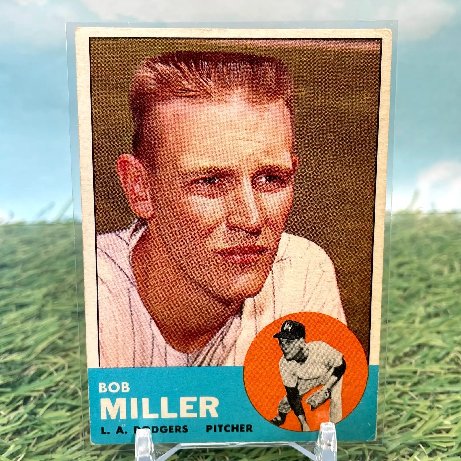 1963 Topps #261 Bob Miller Los Angeles Dodgers VG - Baseball Card Single