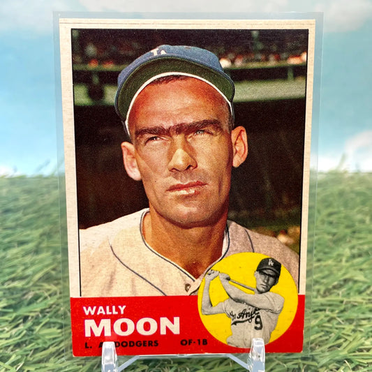 1963 Topps #279 Wally Moon Los Angeles Dodgers EX - Baseball Card Single