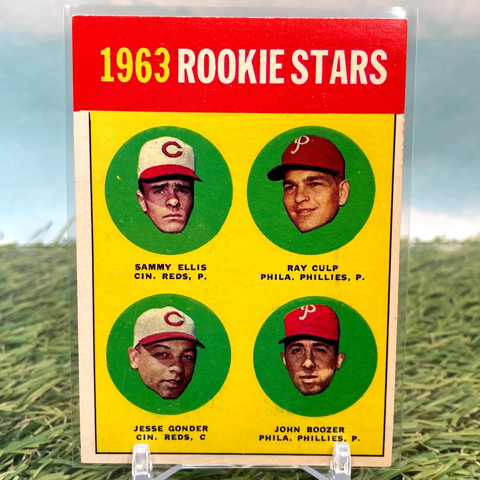 1963 Topps #29 1963 Rookie Stars Ellis / Culp / Gonder / Boozer RC (B) - Baseball Card Single