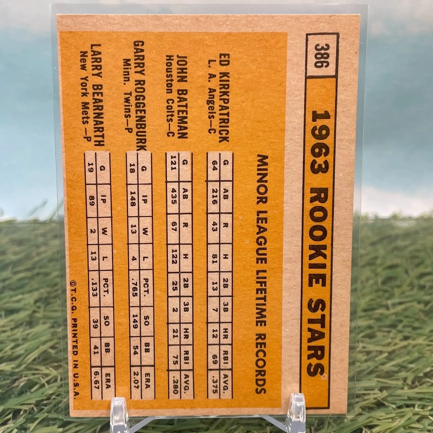 1963 Topps #386 1963 Rookie Stars