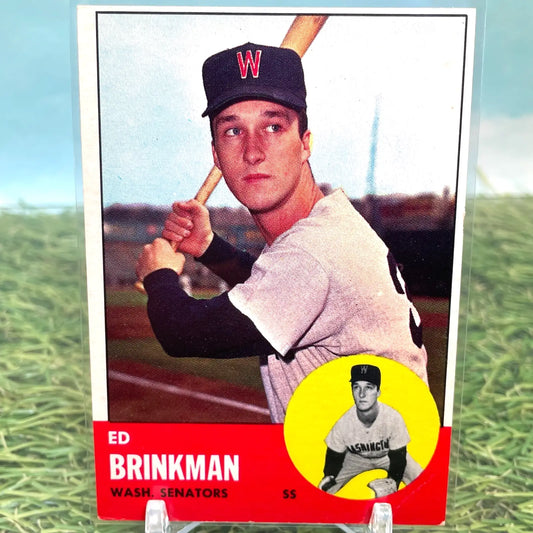 1963 Topps #479 Ed Brinkman - Baseball Card Single